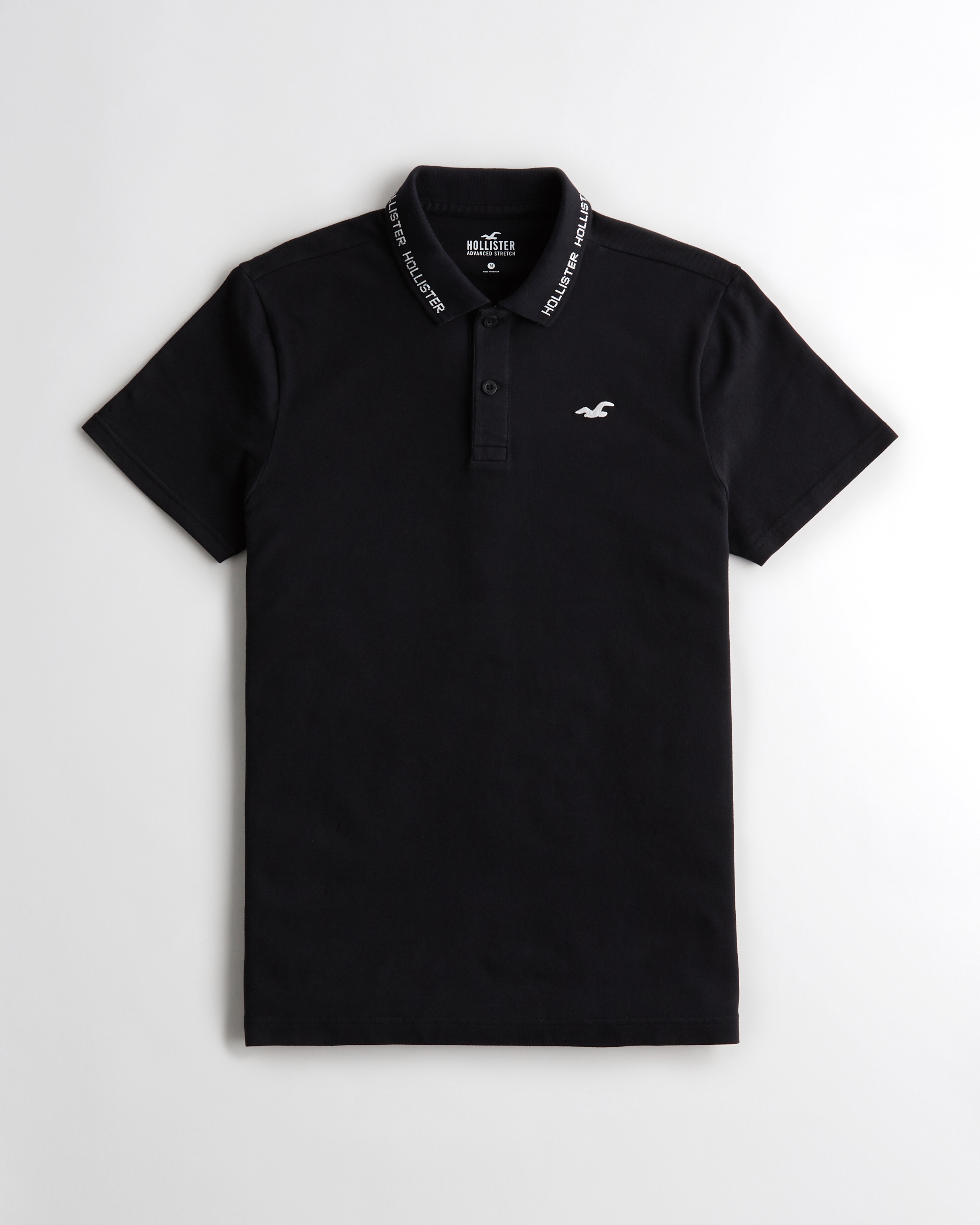 Hollister best sale black polo