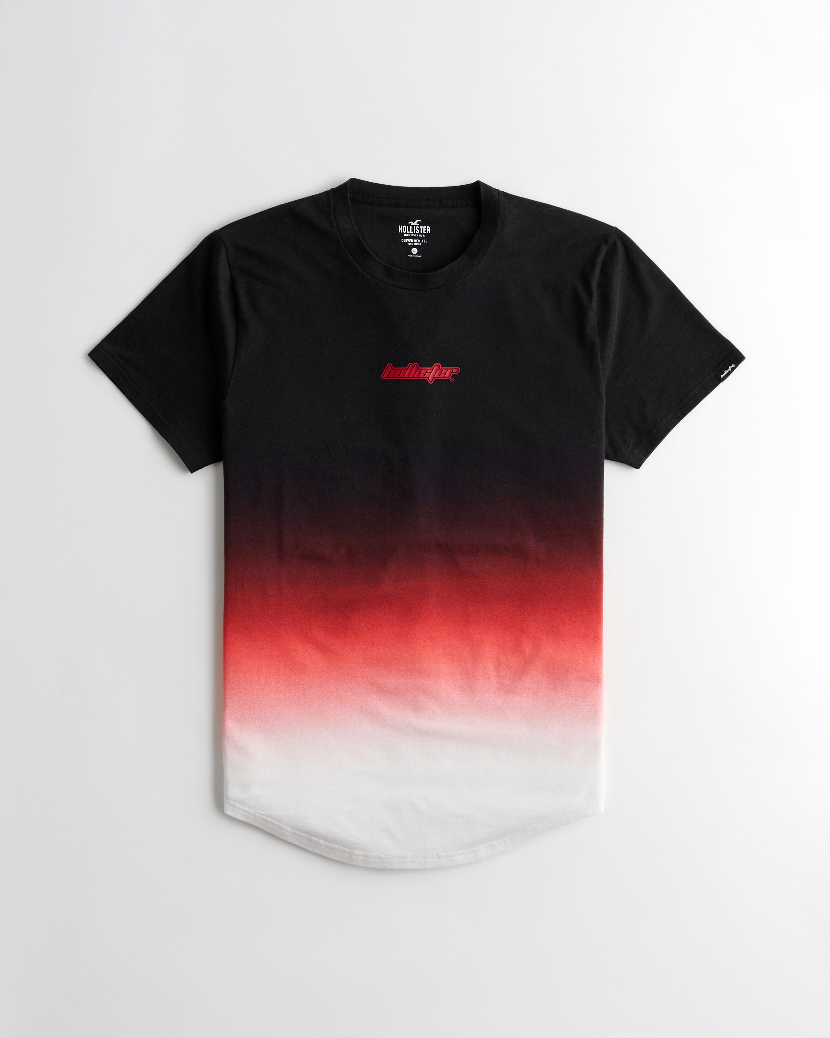 hollister box logo tee