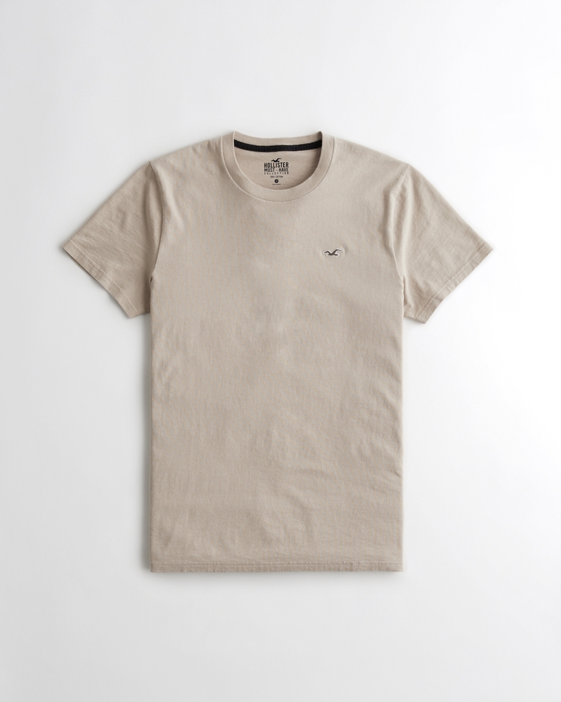 Men's Logo Icon Crew T-Shirt | Men's Clearance | HollisterCo.com