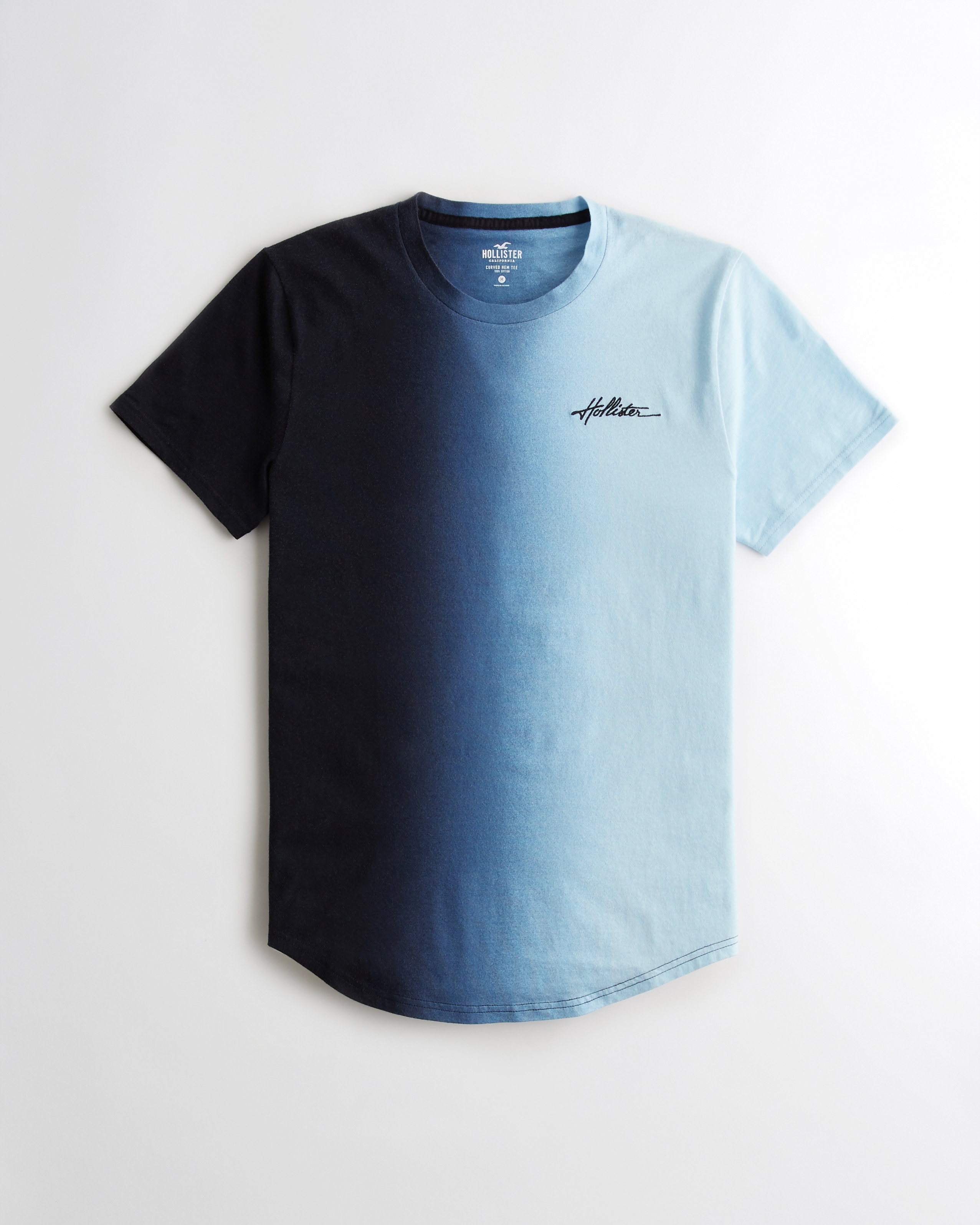 Curved hem hotsell tee hollister