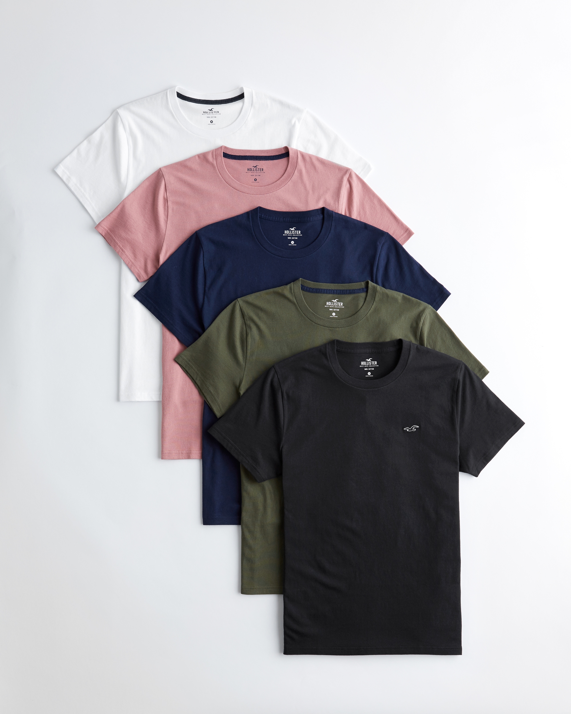 layered hollister t shirt