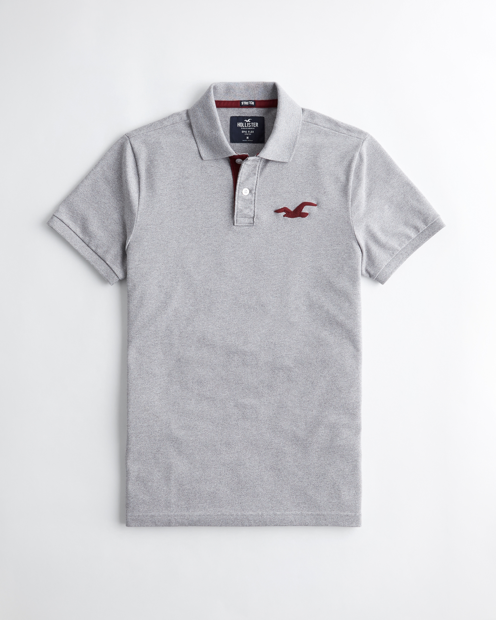 hollister polo muscle fit