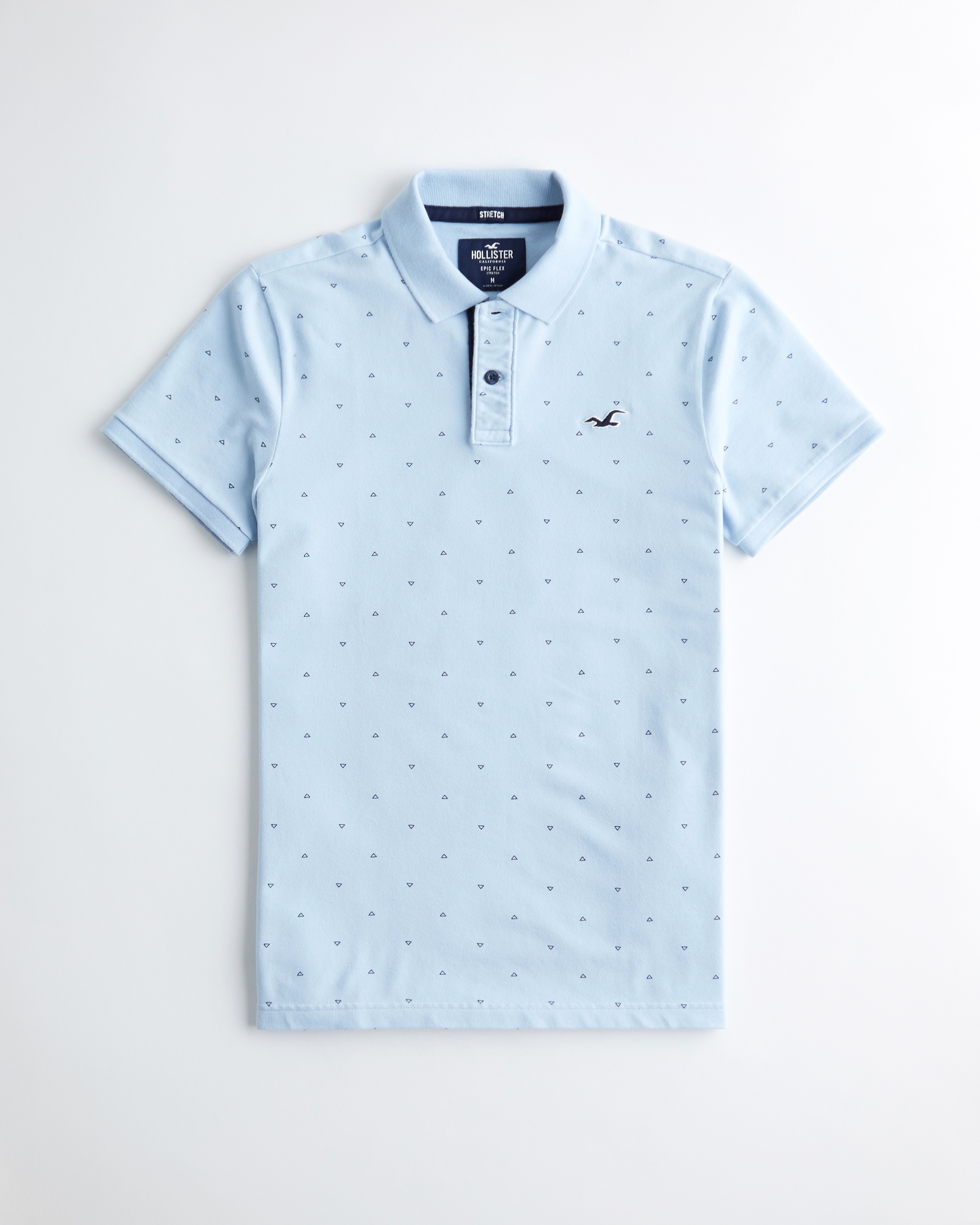 stretch slim fit polo hollister