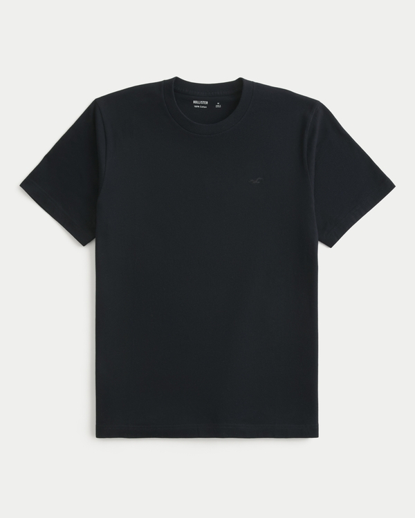 Cotton Crew Icon T-Shirt, Black view 1