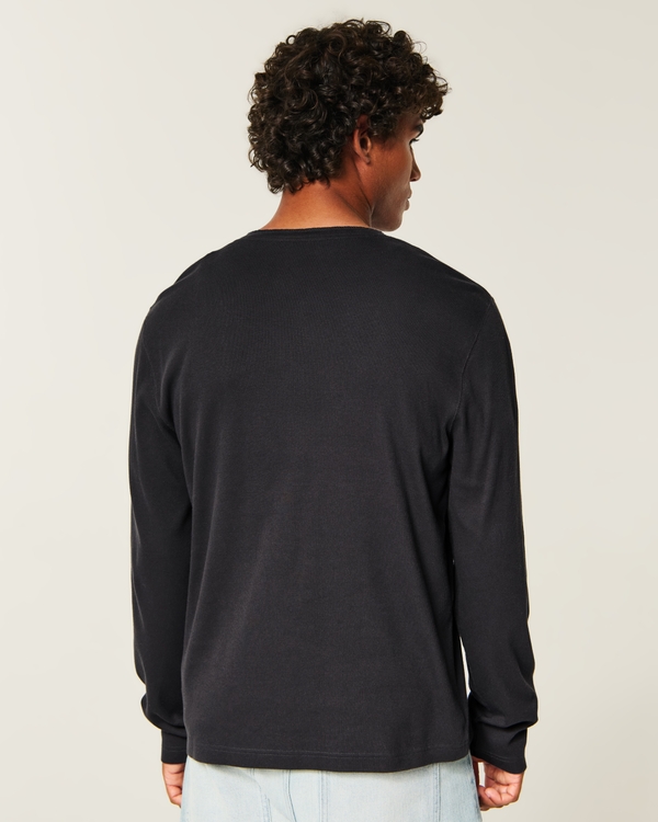 Rib Henley, Black view 2