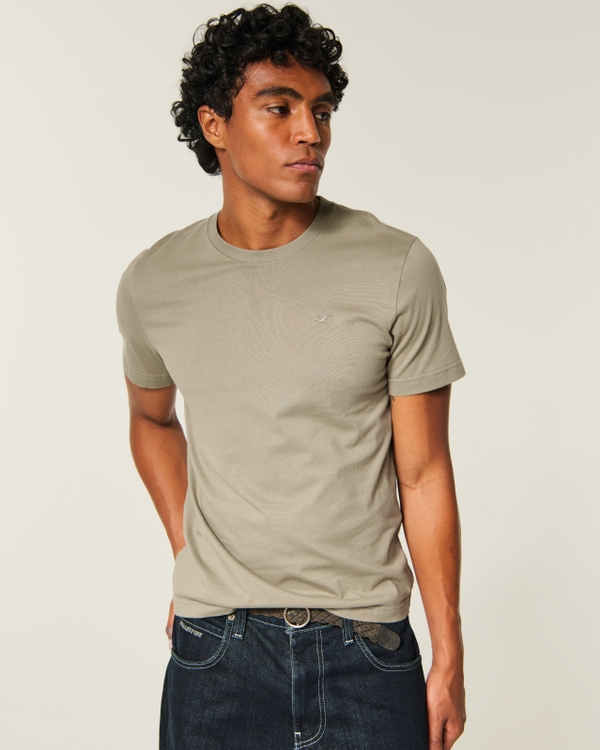 Must-Have Cotton Icon Tee, Light Olive view 1