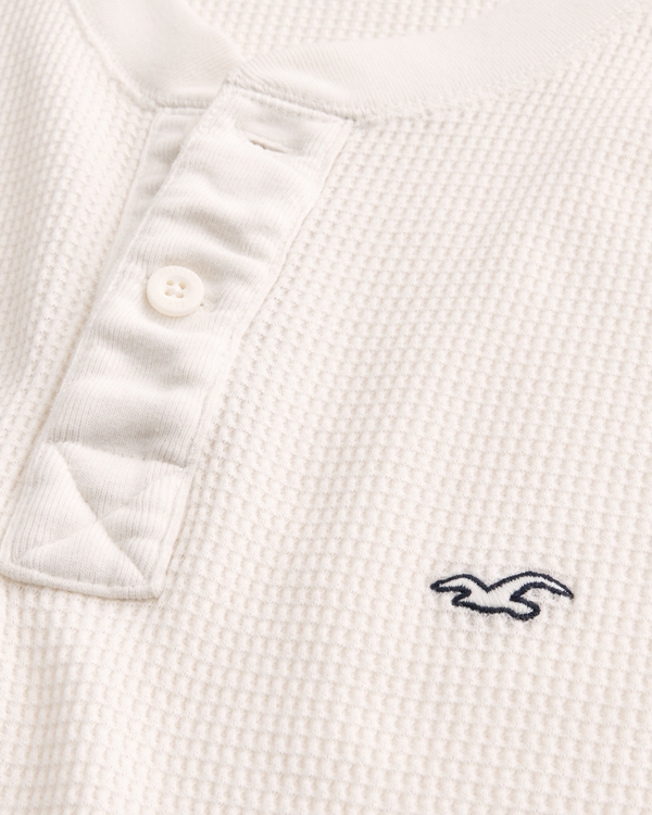美品 00s HOLLISTERアイコン・ヘンリー xs メンズ リラックス サーマル アイコン ヘンリーシャツ | メンズ
