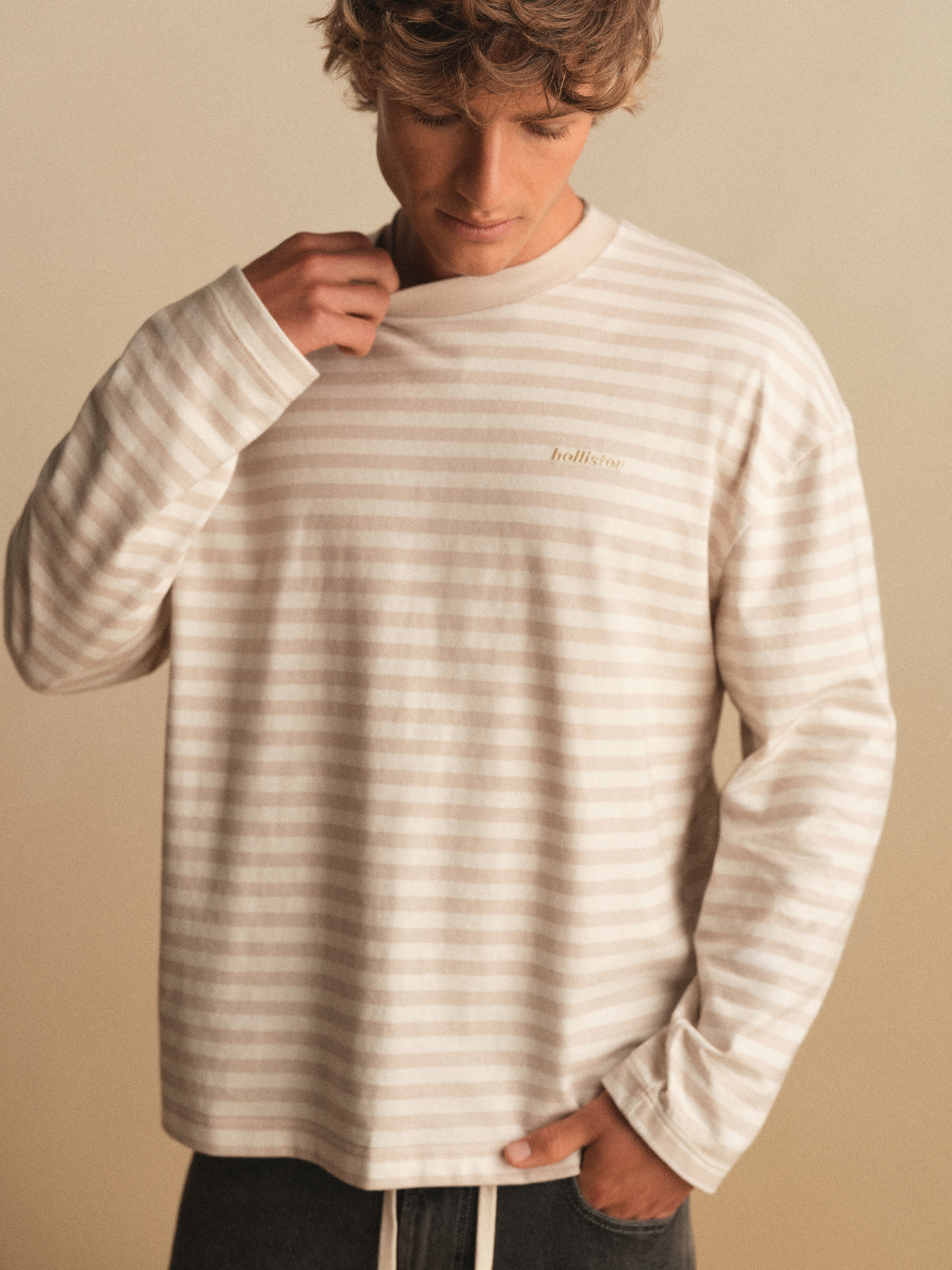 Boxy Heavyweight Long-Sleeve Crew T-Shirt