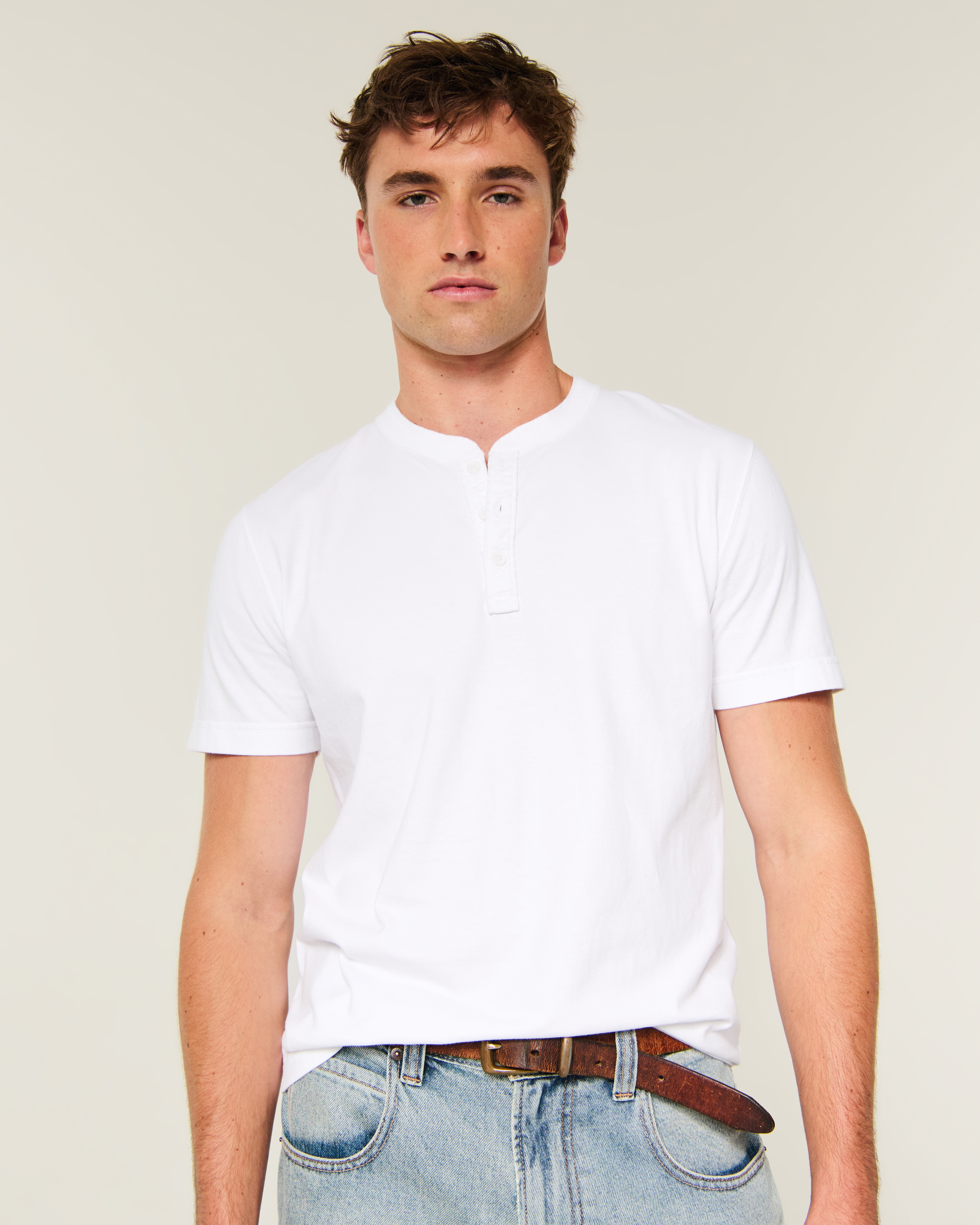 Heavyweight Classic Fit Short-Sleeve Henley