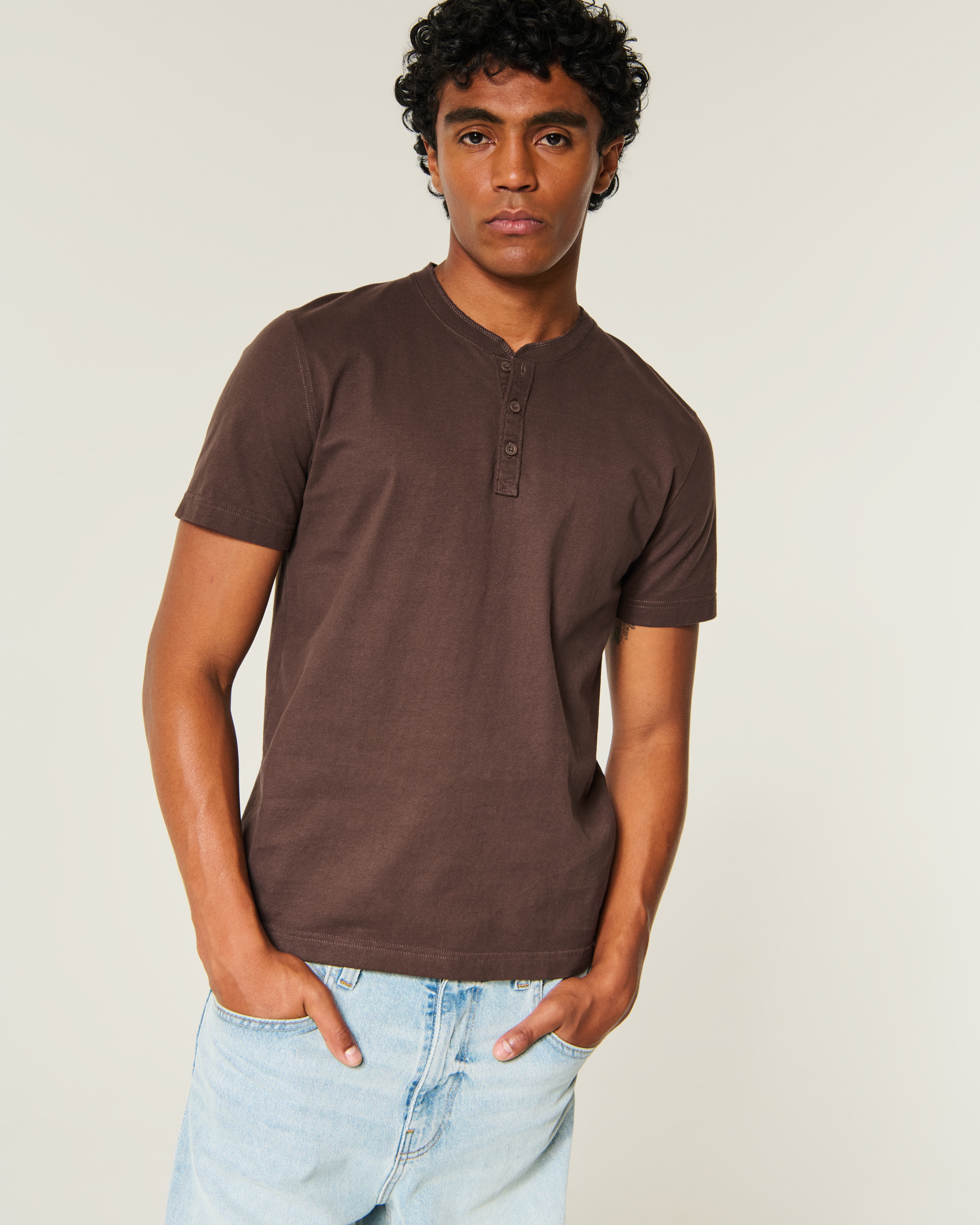 Heavyweight Classic Fit Short-Sleeve Henley