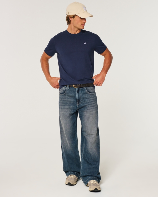 Must-Have Cotton Icon Tee, Navy view 2