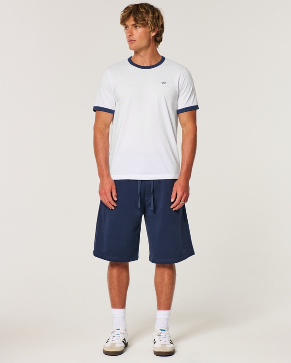 Must-Have Cotton Icon Ringer Tee, White view 2