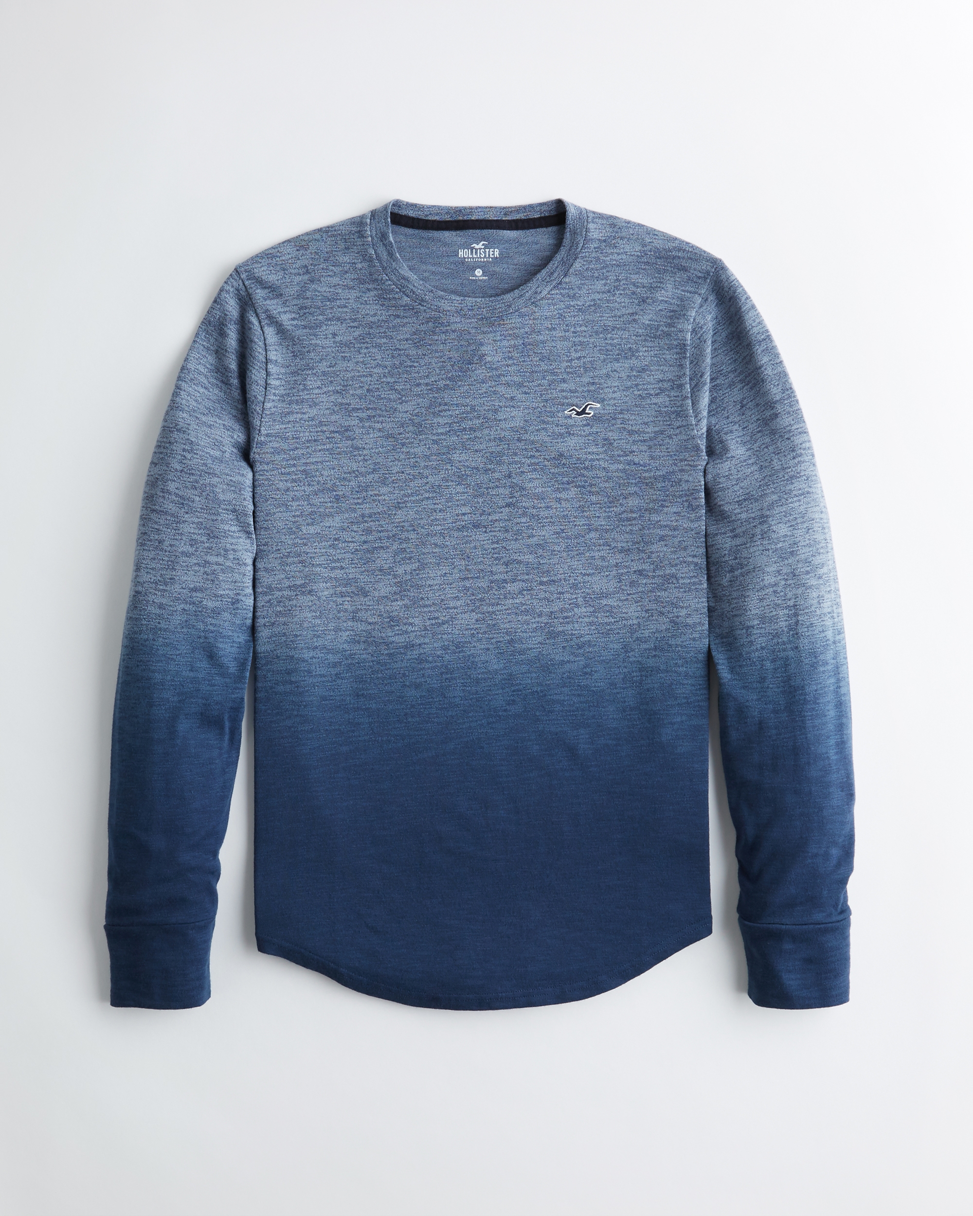 hollister blue ombre shirt