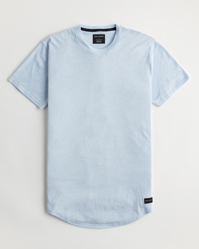 Men's Longline Curved Hem T-Shirt | Men's Must-Have Collection ...