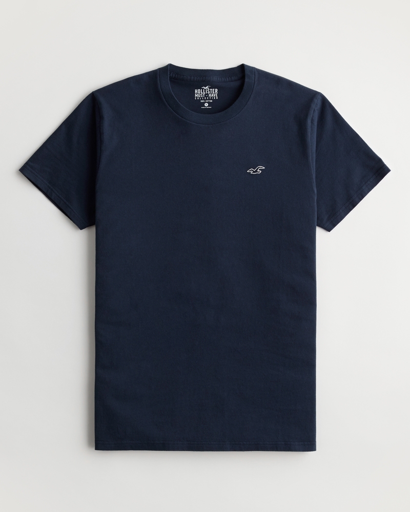 Hollister navy cheap blue shirt