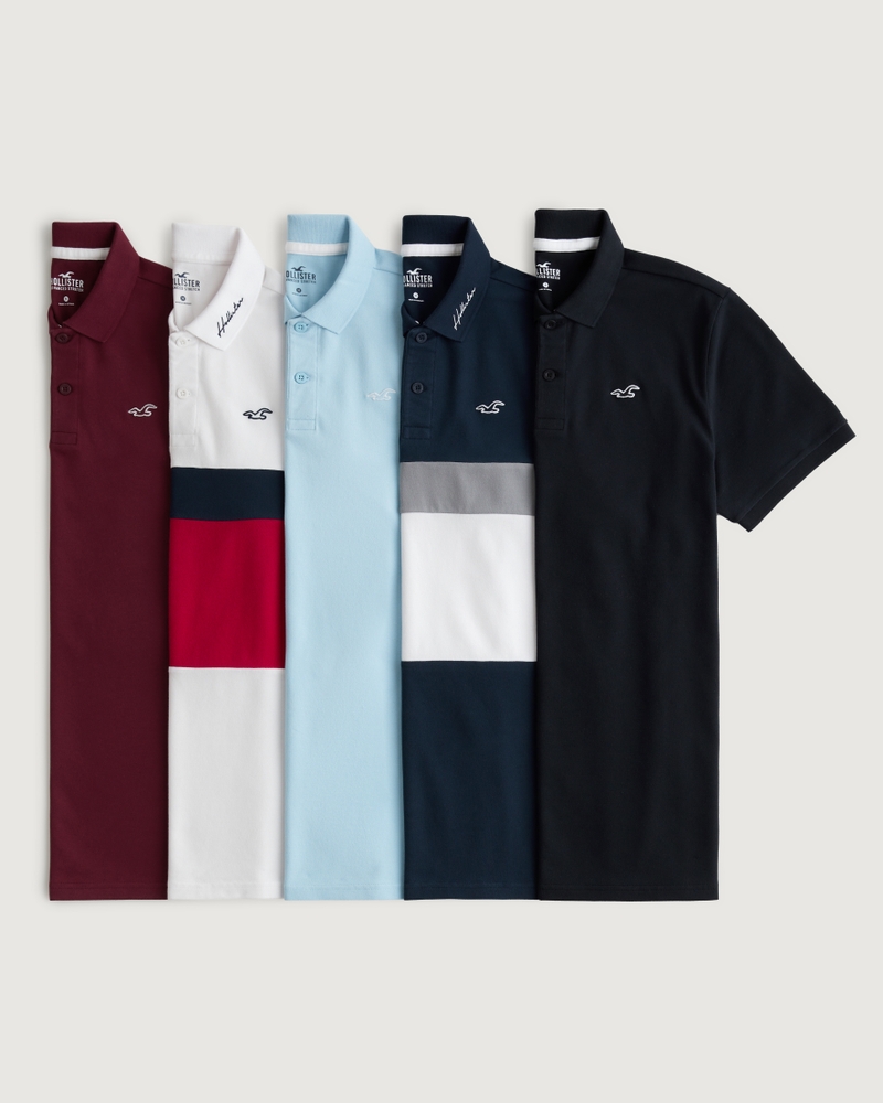 Men's Logo Icon Polo 5Pack Men's HollisterCo.ca