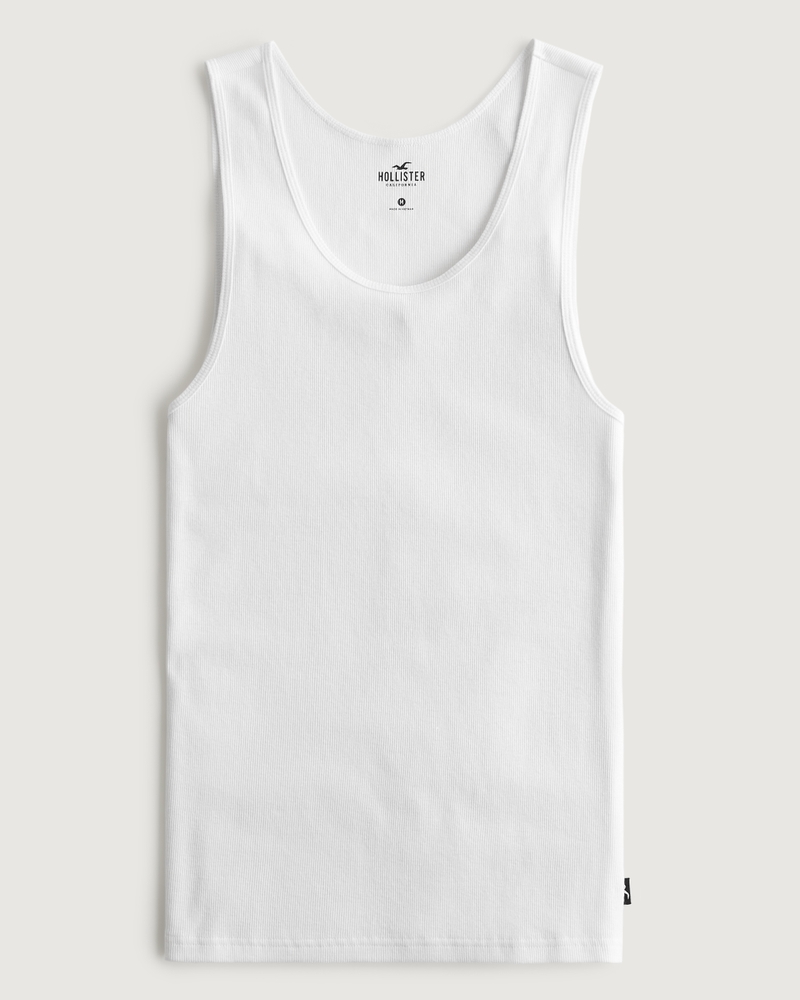 Ryker Ribbed Tank - Onyx – Vaquita The Label