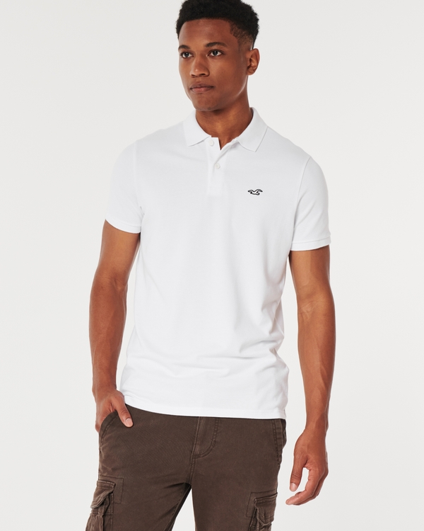 Hollister, Shirts, Hollister Stretch Classic Fit Polo T