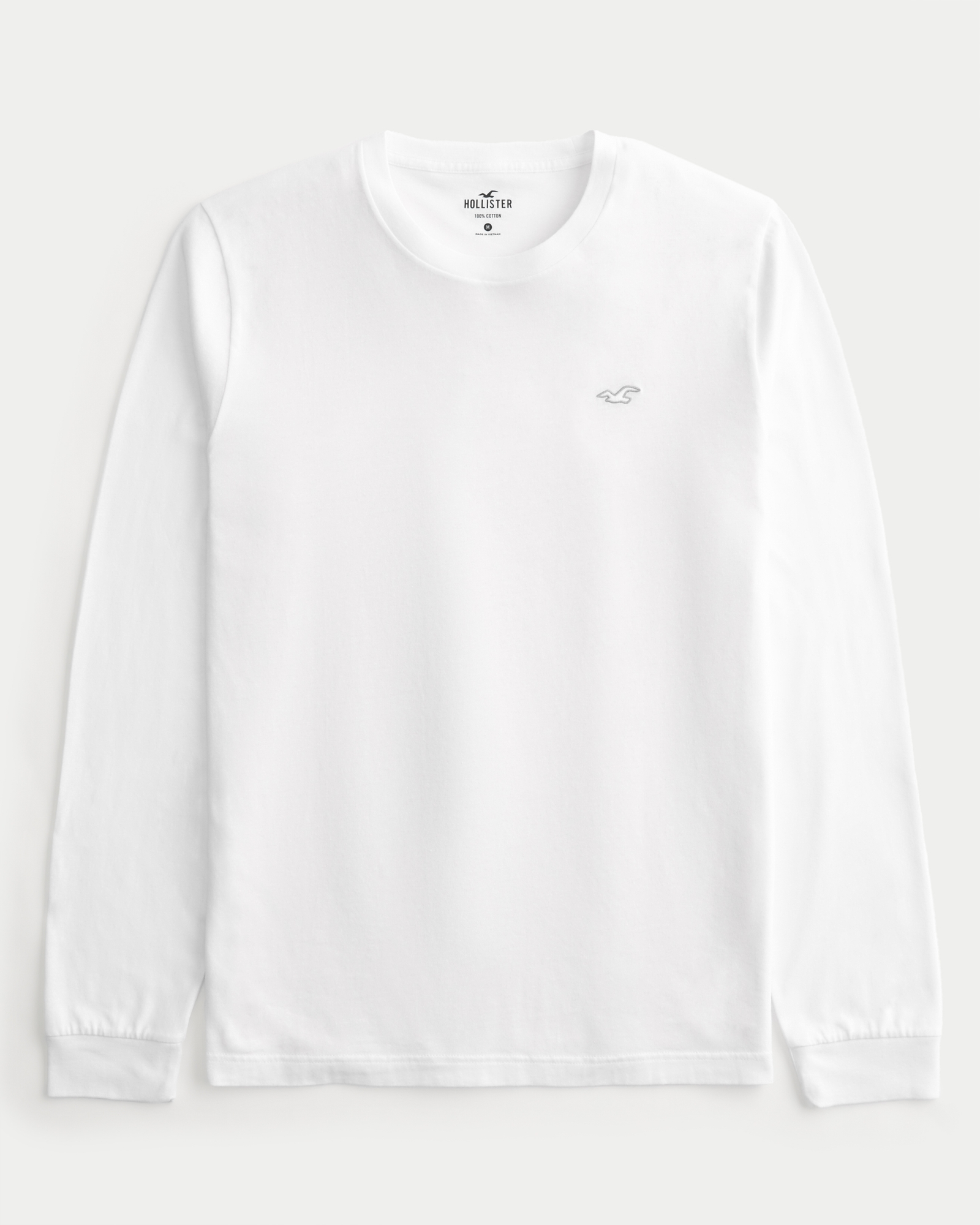 Hollister Must Have Collection T-Shirt Crewneck Long Sleeve S, M, L, XL,  XXL