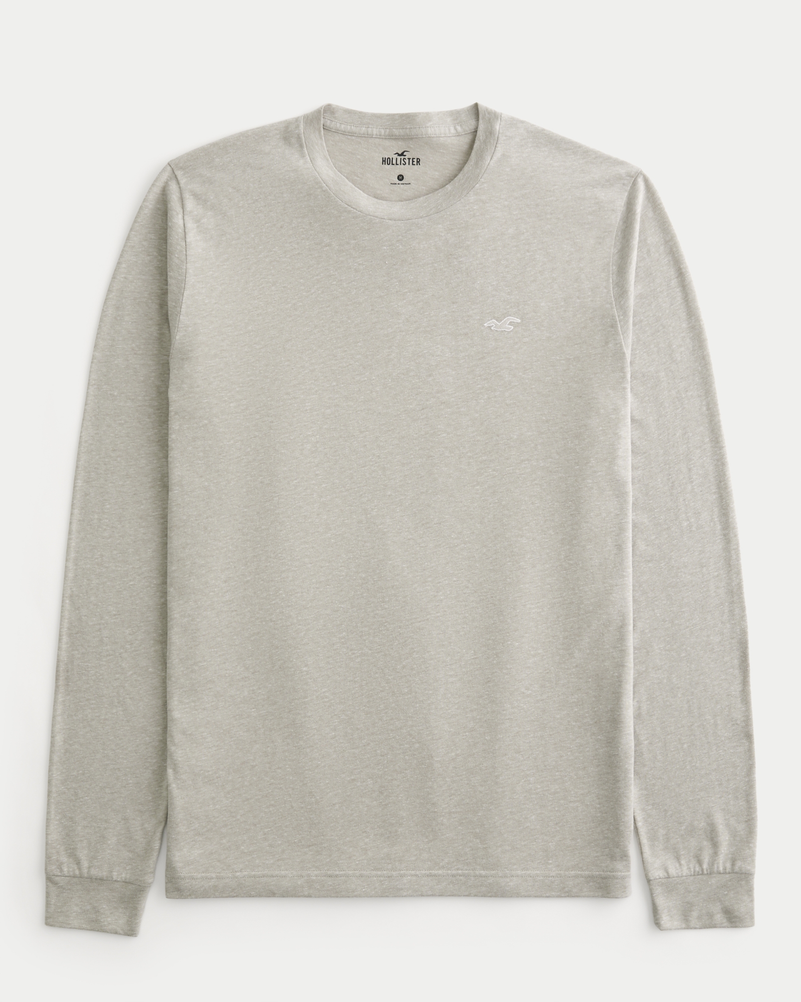 Hollister Long Sleeve Henley Shirt Gray Size XS - $12 (52% Off