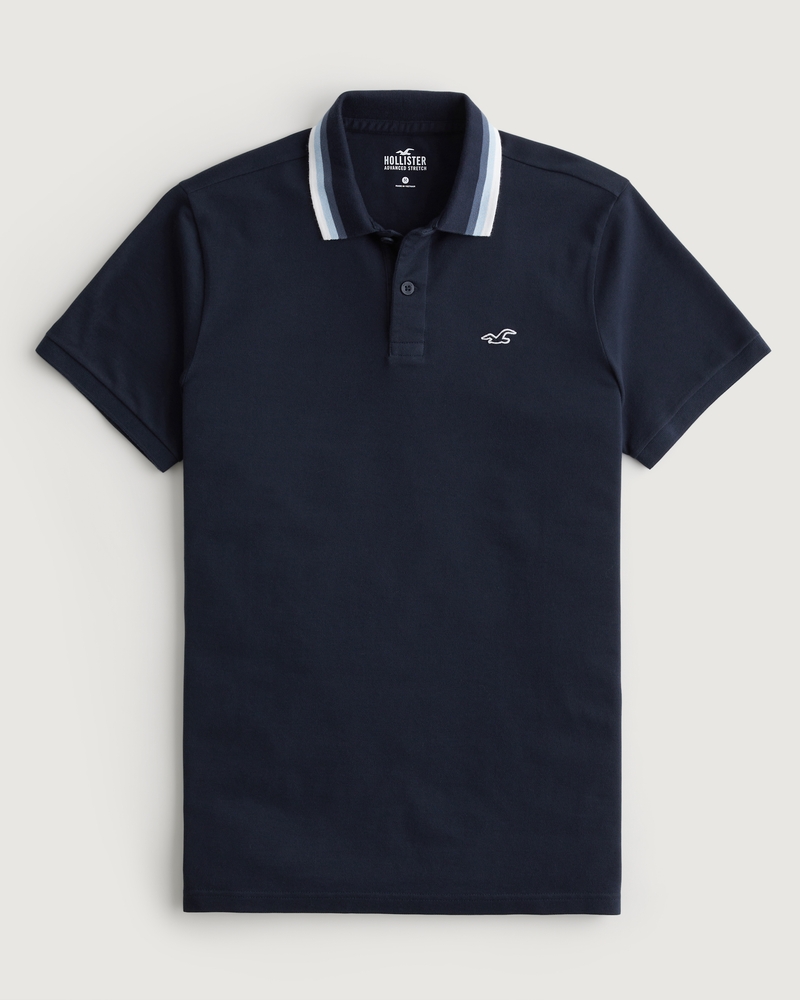 Men's Tipped Icon Polo | Men's | HollisterCo.com