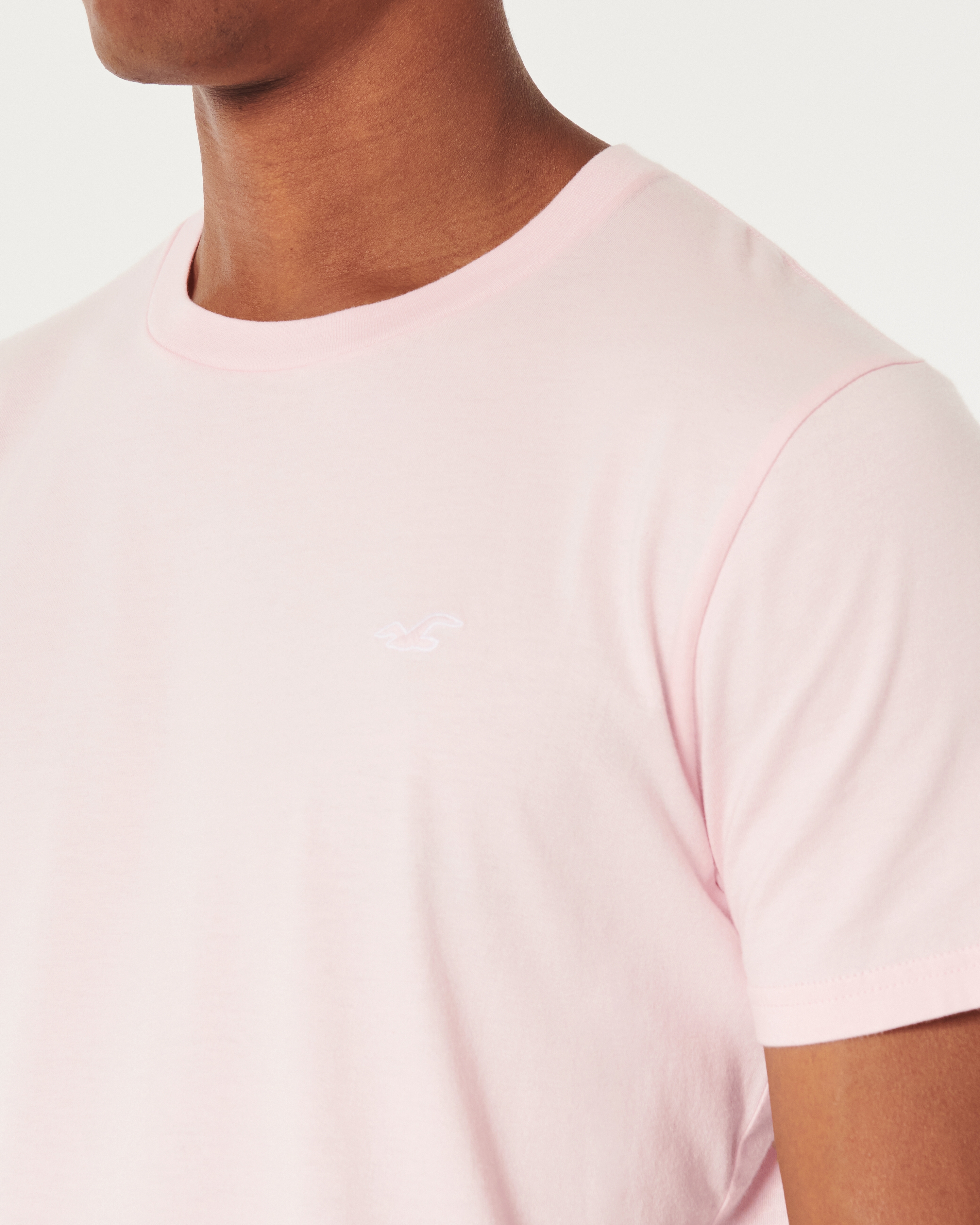 Hollister pink best sale t shirt