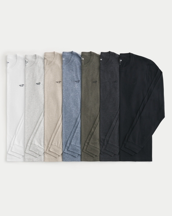 Playera hollister manga larga best sale
