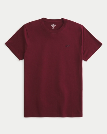 Hollister T Shirt Men's Short Sleeve Crew Neck Must-Have Tee Logo