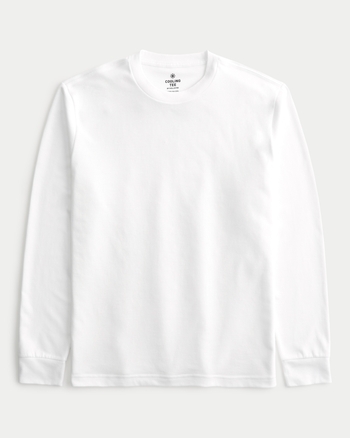 White long deals sleeve hollister