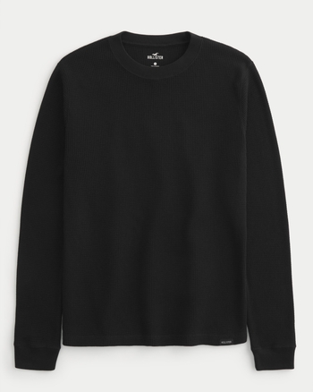 Hollister waffle shirt clearance