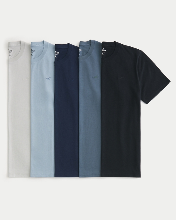 Icon Crew T-Shirt 5-Pack, Multi Dd