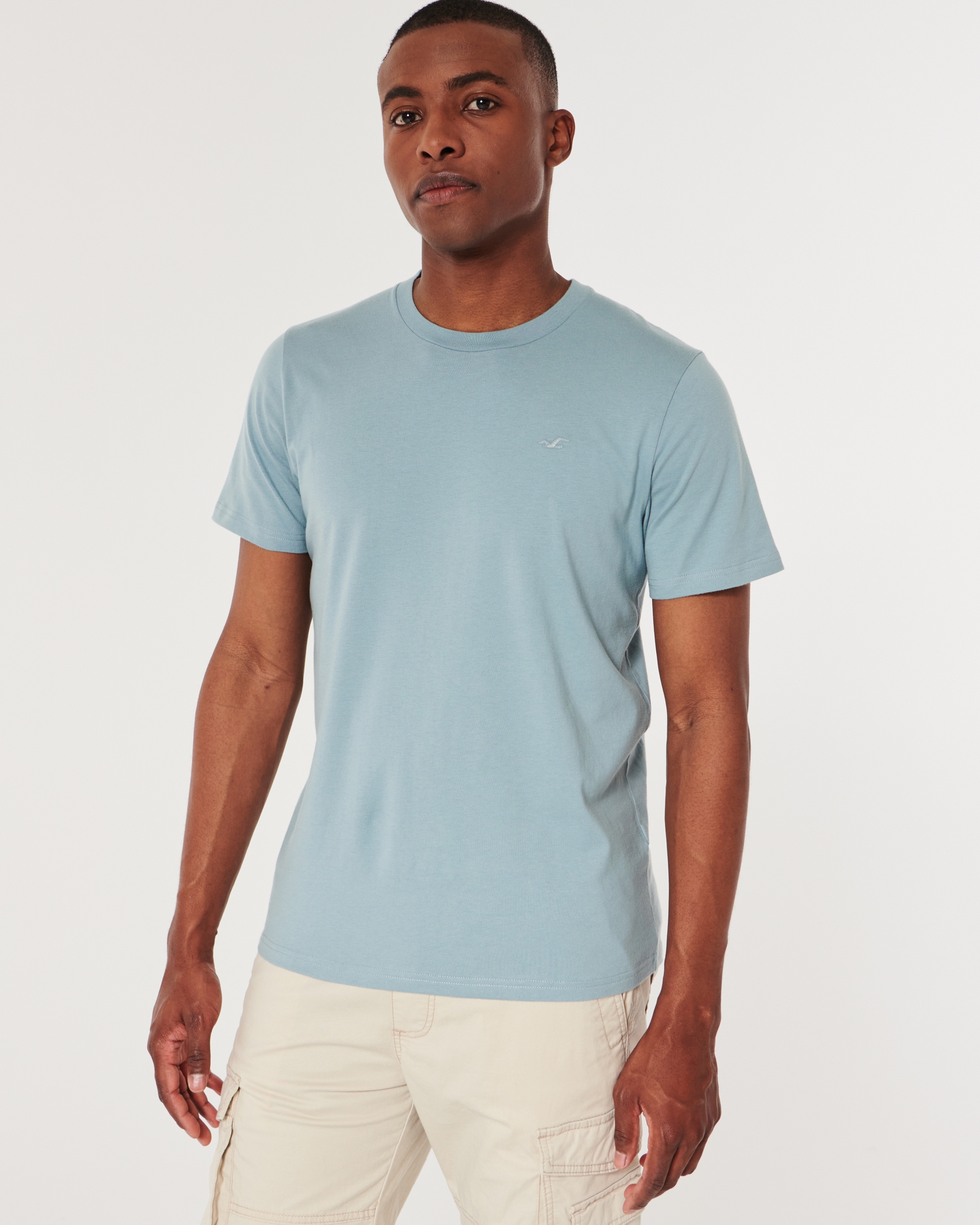 Men's Long-Sleeve Icon Crew T-Shirt 7-Pack, Men's Tops