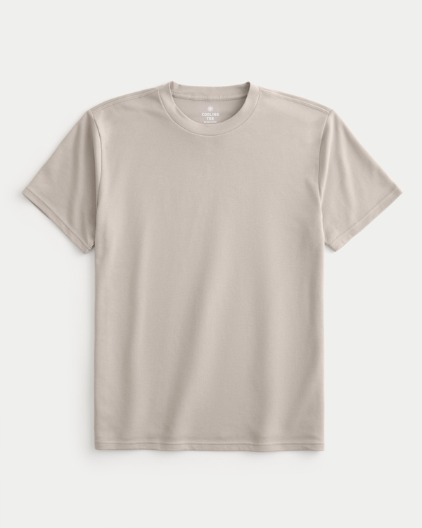 Relaxed Cooling Tee, Tan