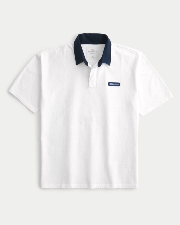 Hollister Men's Polo Shirt T-Shirt (US, Alpha, Small, Regular, Regular,  0012-900) at  Men's Clothing store