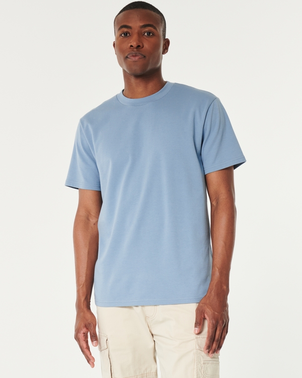 Hollister Mens Dip Dye Short Sleeve T Shirt Size XS Blue White Gradient Tee