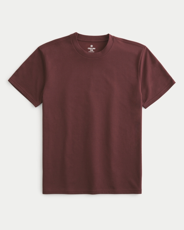 Tee shirt homme Hollister  en coton rouge été et soirée taille L