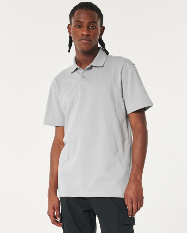 Hollister Men's Stretch Flex Pique Polo Shirt Algeria