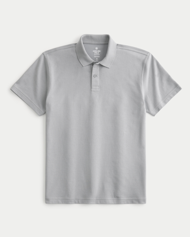 Men's Relaxed Cooling Polo Men's New Arrivals HollisterCo.ca