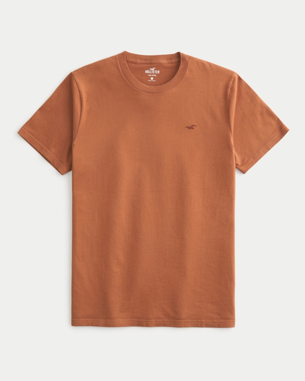 Icon Crew T-Shirt, Dark Orange
