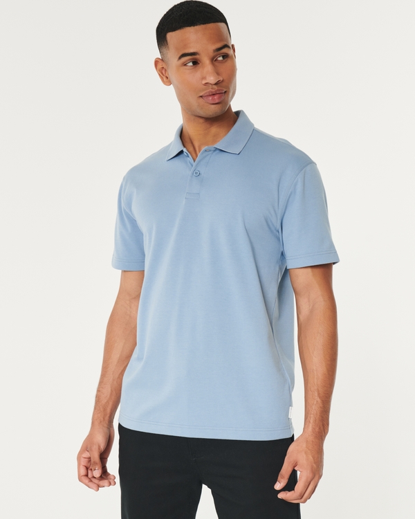 Hollister stretch black Shirt Neck Polo For Men: Buy Online at Best Price  in Egypt - Souq is now