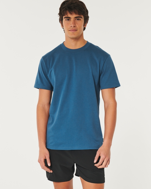Relaxed Cooling Tee, Light Navy