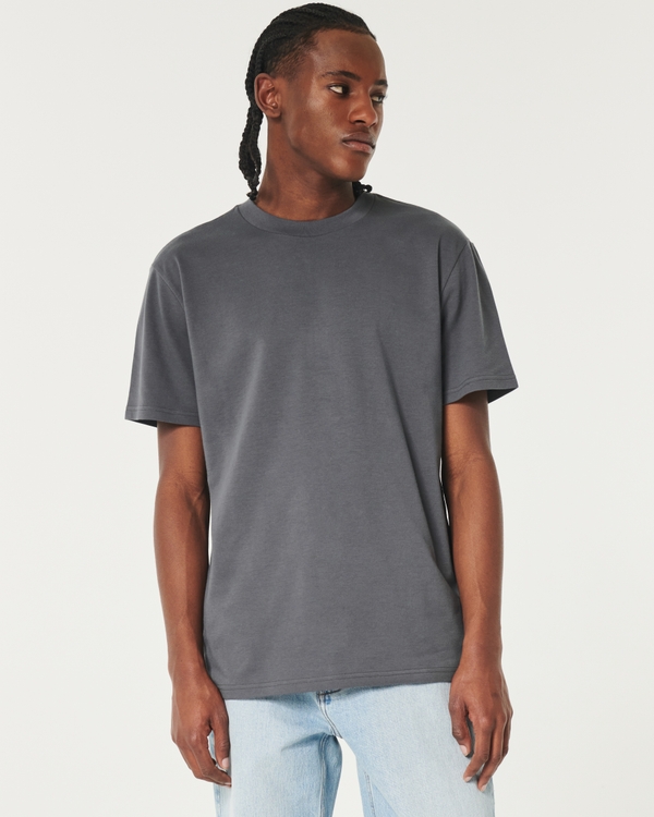 Relaxed Cooling Tee, Dark Grey