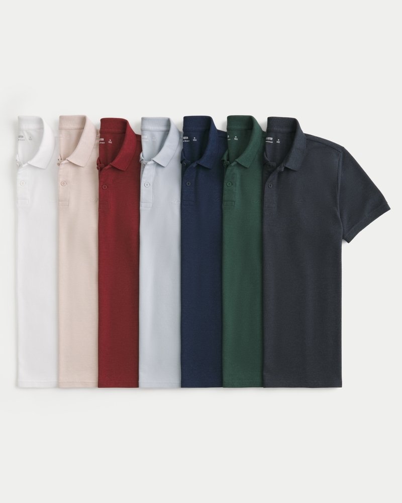 Men s Icon Polo 7 Pack Men s Tops HollisterCo