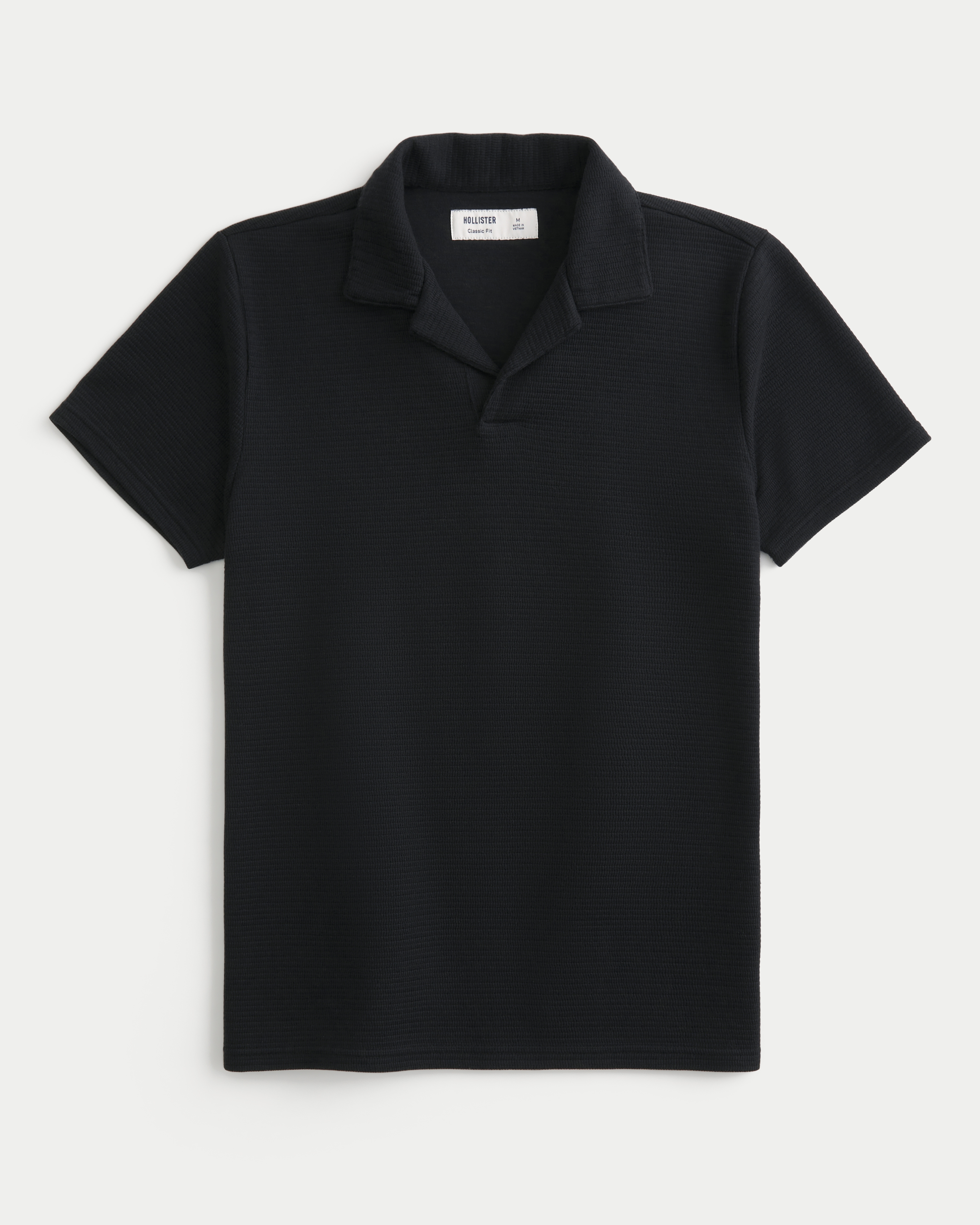 Men's Textural Knit Polo | Men's Clearance | HollisterCo.com