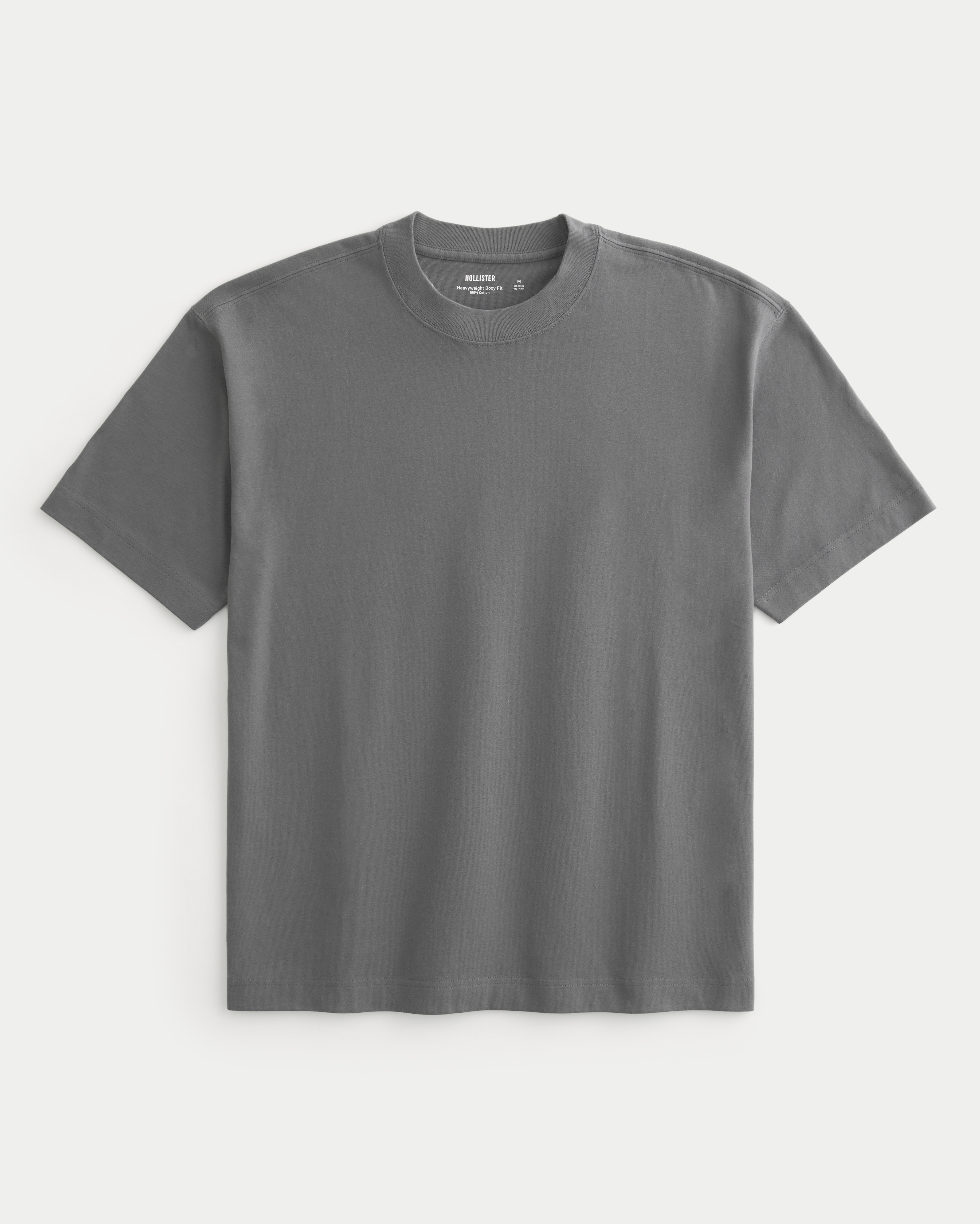 Boxy Heavyweight Cotton Crew T-Shirt