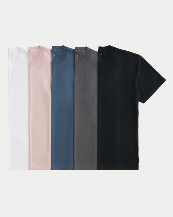Relaxed Crew T-Shirt 5-Pack, Multi Dd