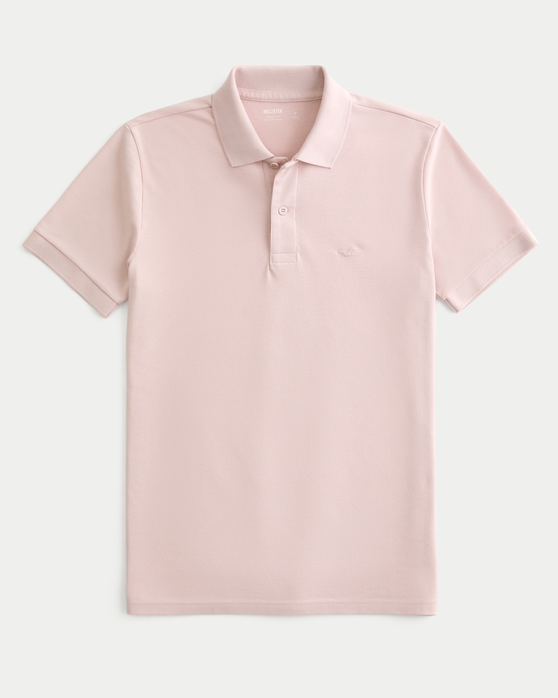 Polo hollister rosa hotsell