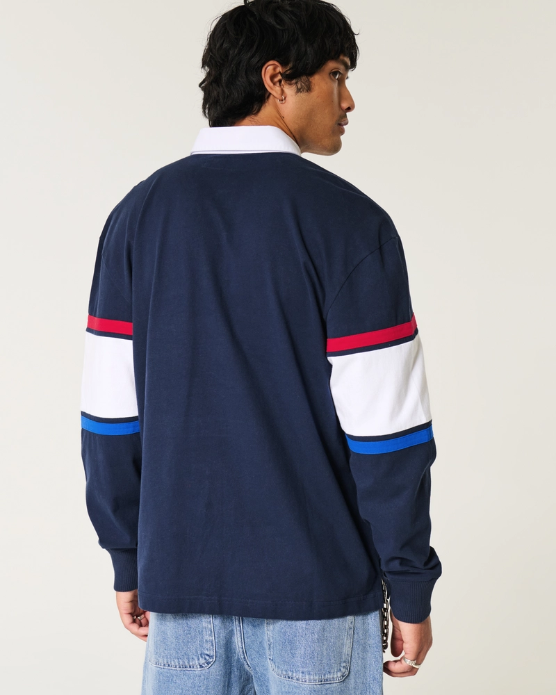 Boxy Heavyweight Oracle Red Bull Racing Graphic Rugby Polo