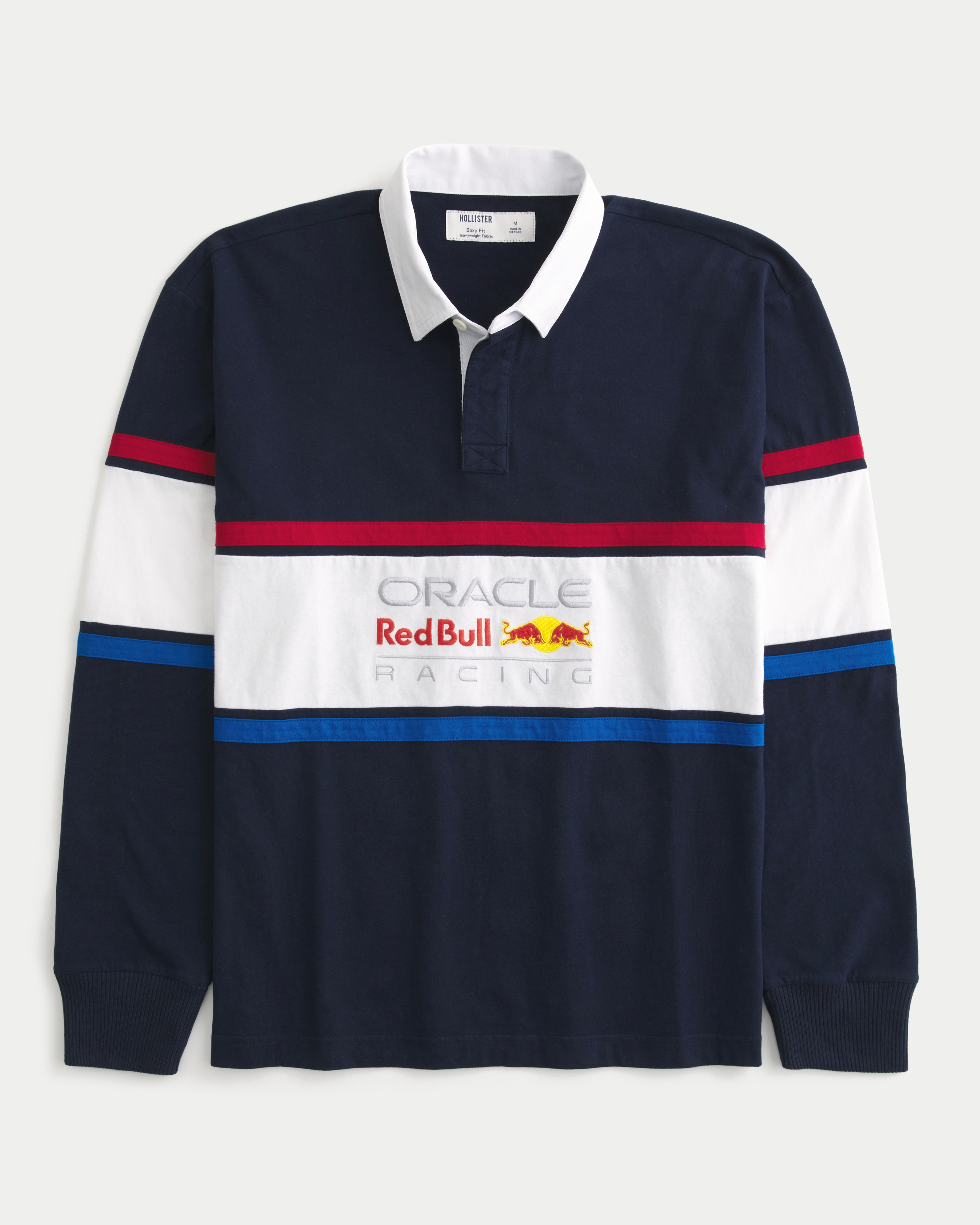 Boxy Heavyweight Oracle Red Bull Racing Graphic Rugby Polo