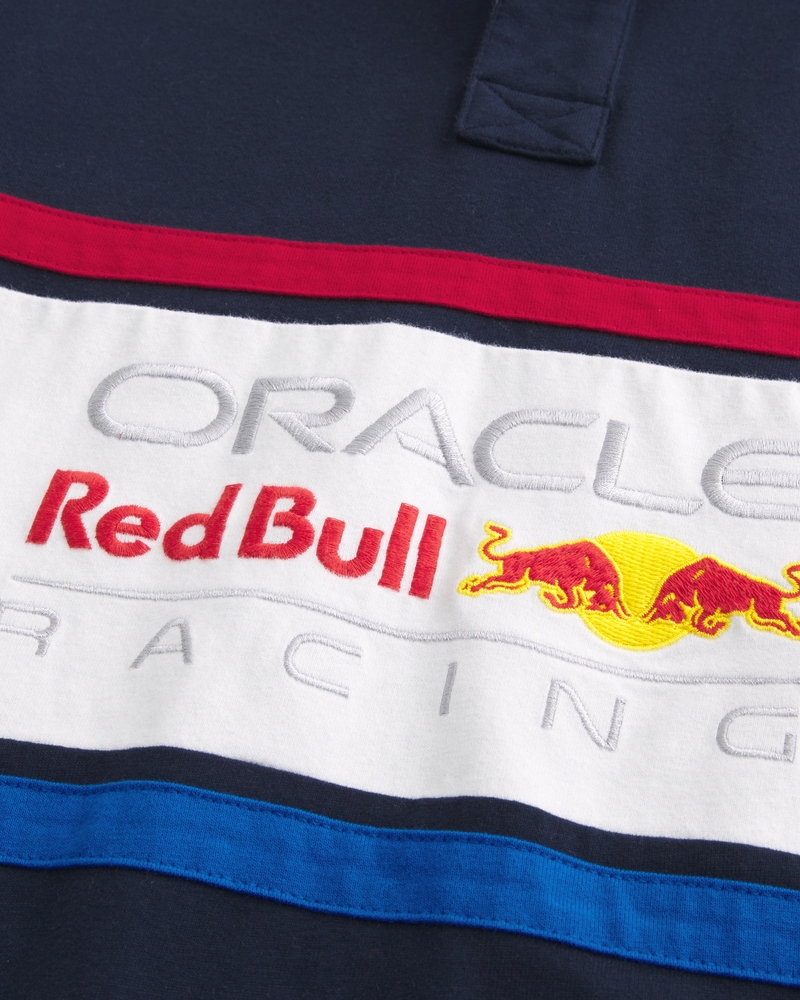 Boxy Heavyweight Oracle Red Bull Racing Graphic Rugby Polo